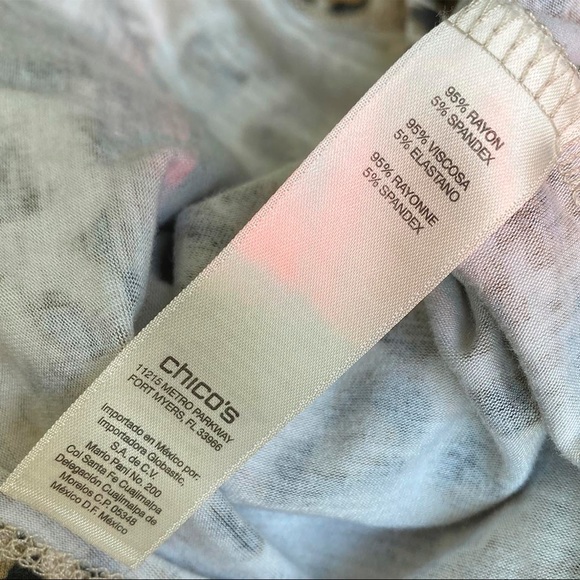 Chico’s | Neutral Animal Print Top - Picture 4 of 4